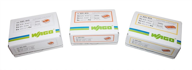 Wago 221 Lever-Nuts 175pc Wire Connector Assortment Pack - Image 2